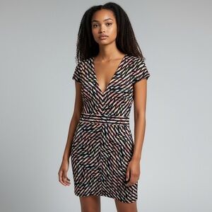 Lulu's Colorful Chevron Pattern Dress